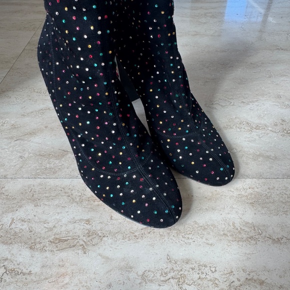 Crystal Embellished Jimmy Choo Ankle Boots - Picture 5 of 7